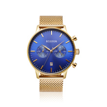 high quality new custom logo chrono watches waterproof men wrist luxury 2020